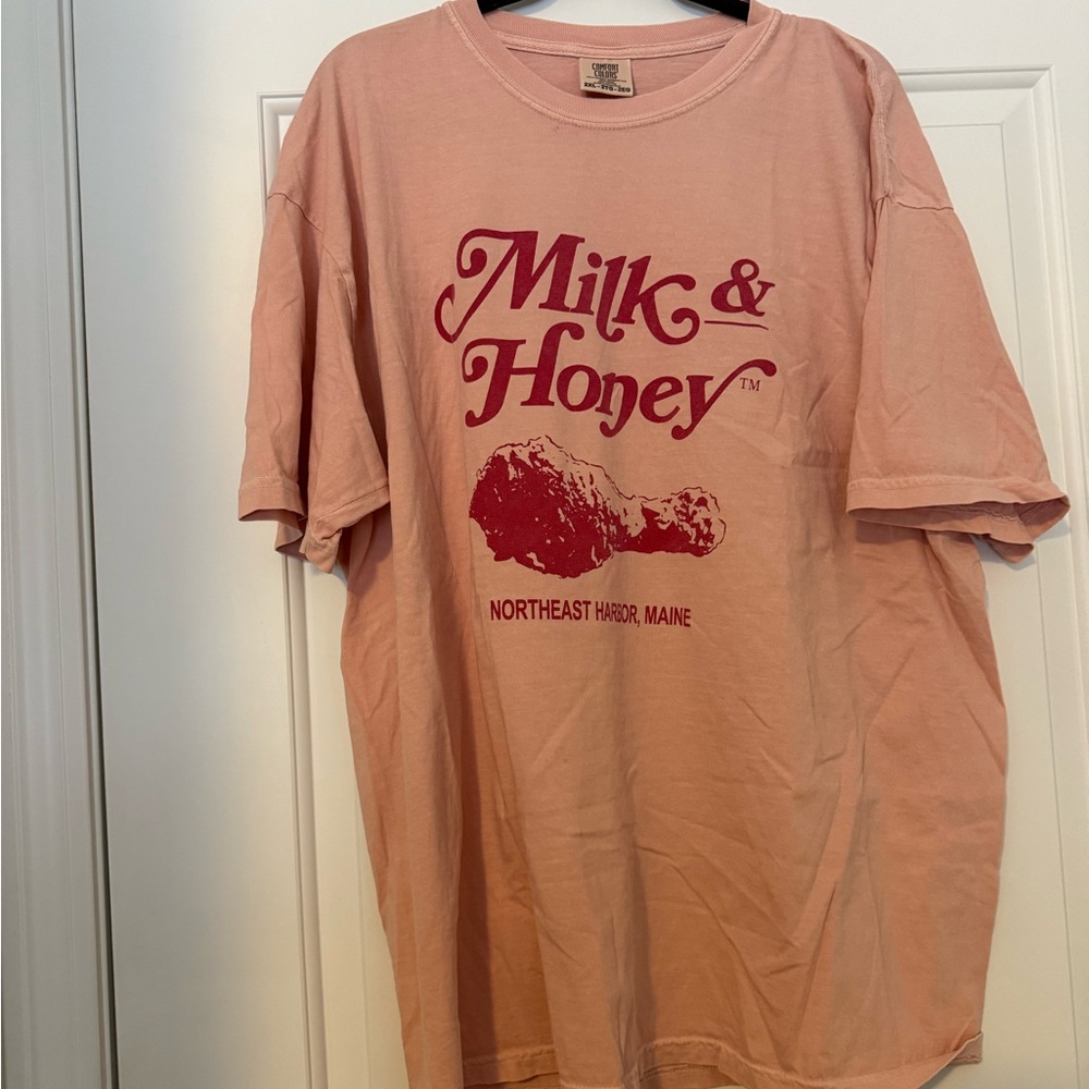 Comfort Colors Pink Graphic Tee